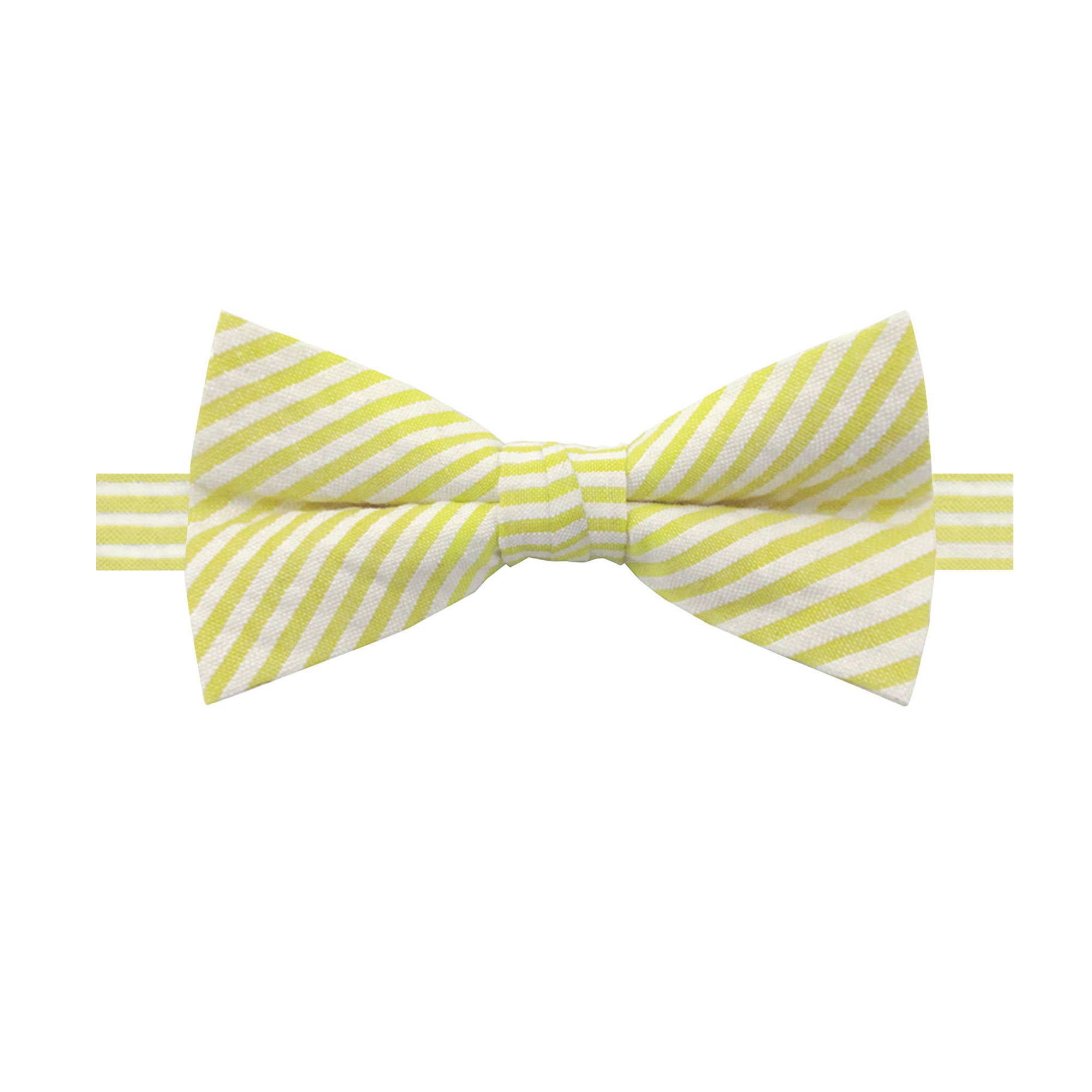 Jacob Alexander - Wholesale Bow Tie - Men's - Men's Seersucker Striped Bow Tie8