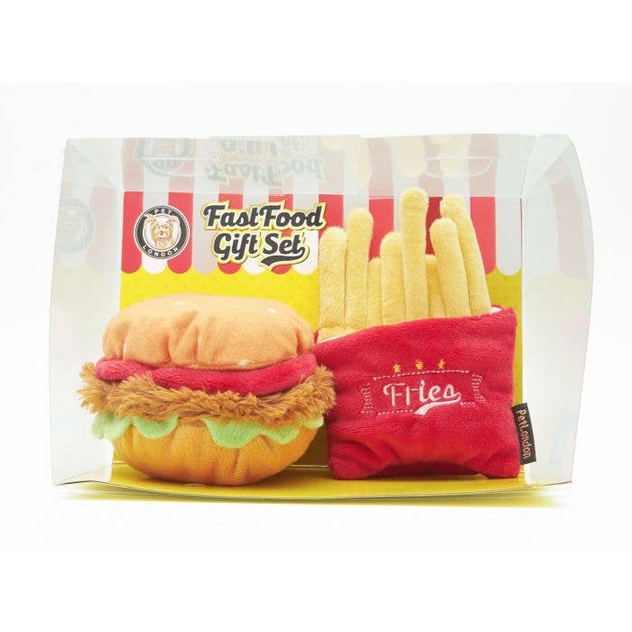 Fast Food Gift set dog toys for wholesale by PetLondon