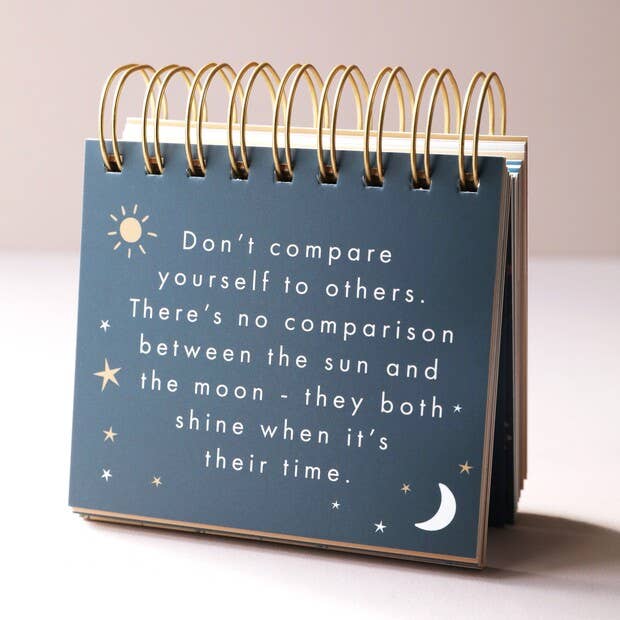 Lisa Angel - Wholesale Notepad - Floral Weekly Positivity Flip Chart