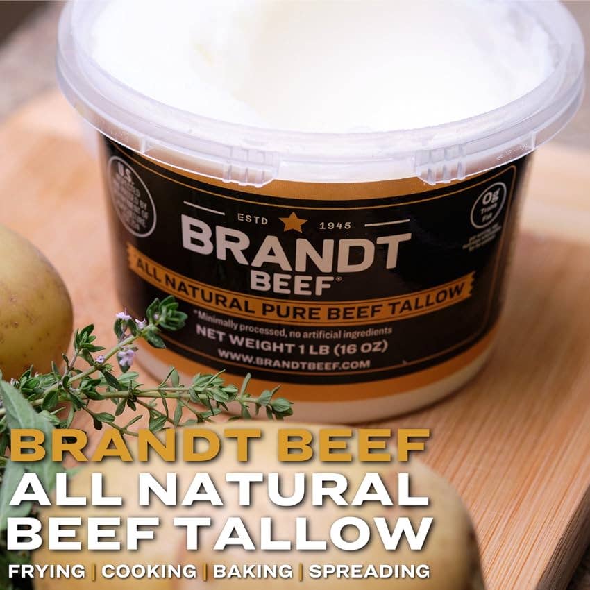 Brandt Beef - Wholesale Cooking Oil - Brandt Beef Tallow - 16oz - 100% Pure Beef Tallow12