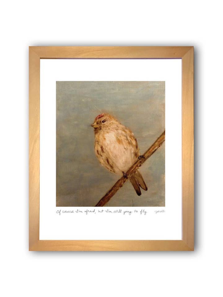 still going to fly ⎮ Birds Art Print for wholesale by Studio J by Jodi Hills