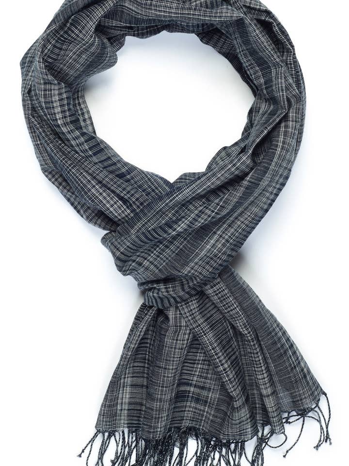 Ikat Check – Graphic for wholesale by Indigo Handloom