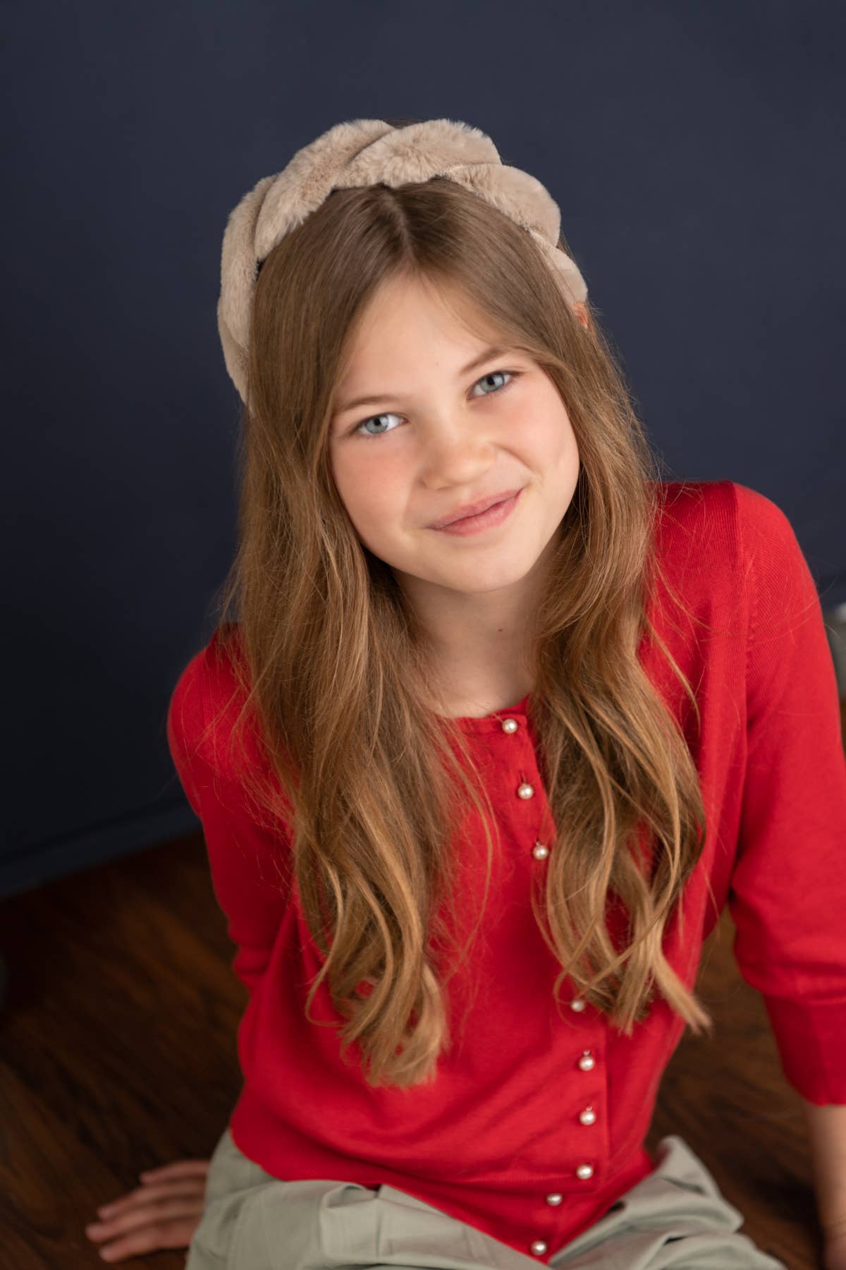 Bows Arts - Vendita all&#x27;ingrosso Fascia per capelli - Bambini - Fascia per capelli intrecciata in pelliccia sintetica2