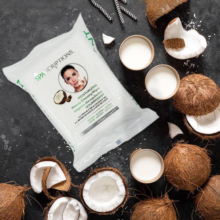 Innovarix - Wholesale Face & Body Wipes - Spascriptions Makeup Cleansing Wipes - Variety Pack