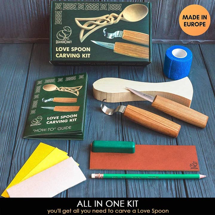BeaverCraft - Wholesale DIY Craft Kit - DIY04 - Celtic Spoon Carving DIY Craft Kit2