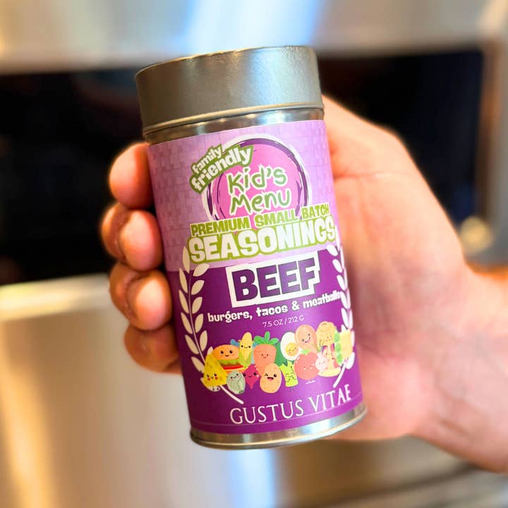 Gustus Vitae - Wholesale Dried spice mix - Kid’s Menu: Beef: Burgers, Tacos & Meatballs Seasoning4