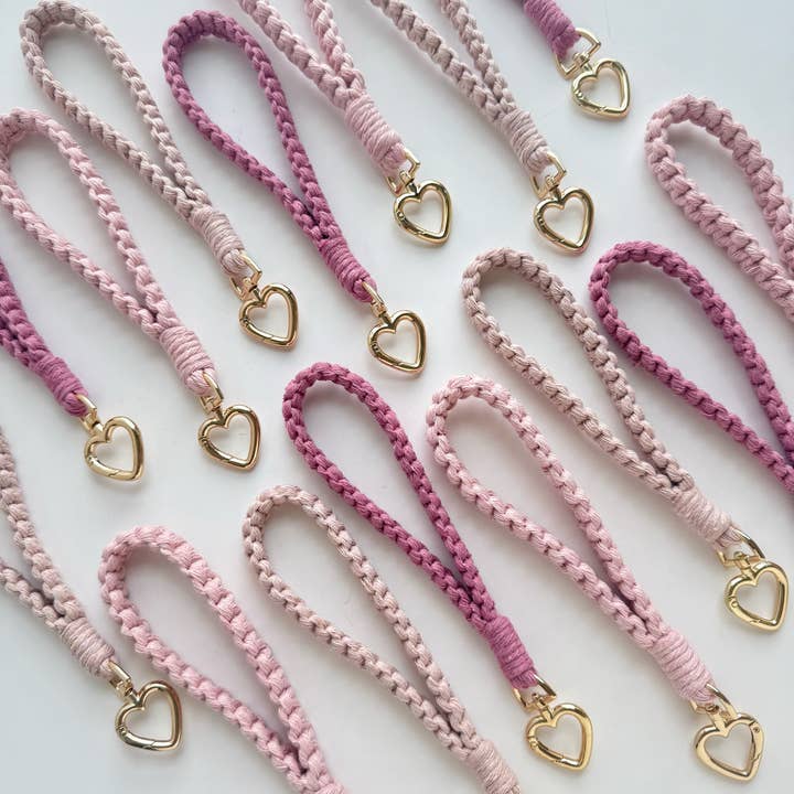 Hjerte Wristlet for engroshandel hos Macrame with Lovely