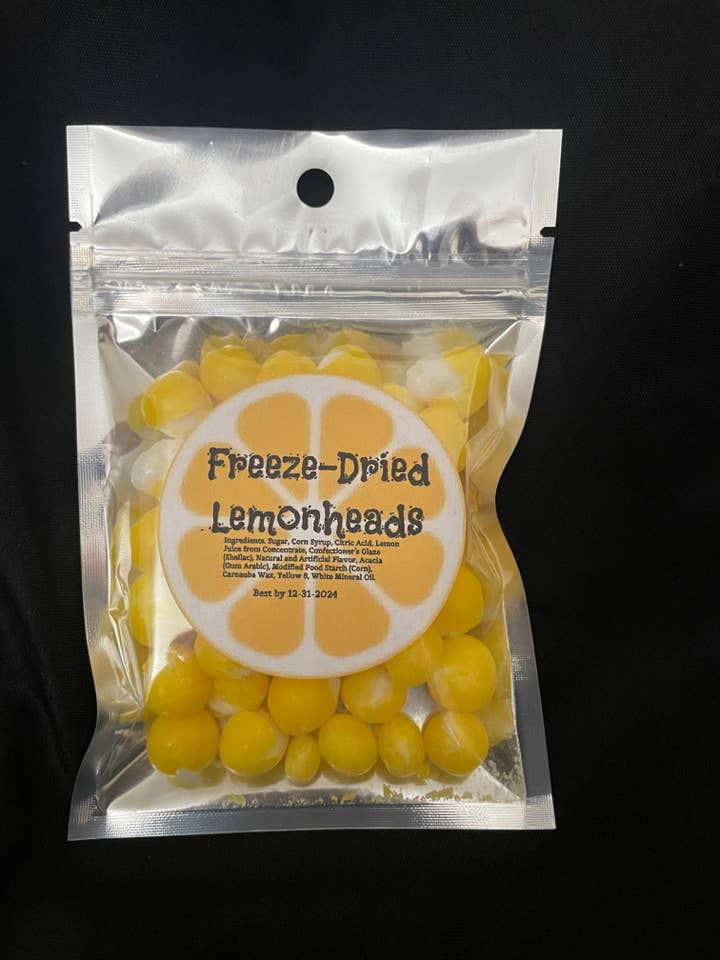 Freeze Dried Candy Lemonheads for wholesale by Freeze Dried Pickle Favorites and more