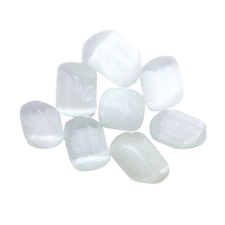 Earths Elements Wholesale - Wholesale Spiritual Stone/Crystal - Tumbled Crystal - Selenite, 2lbs