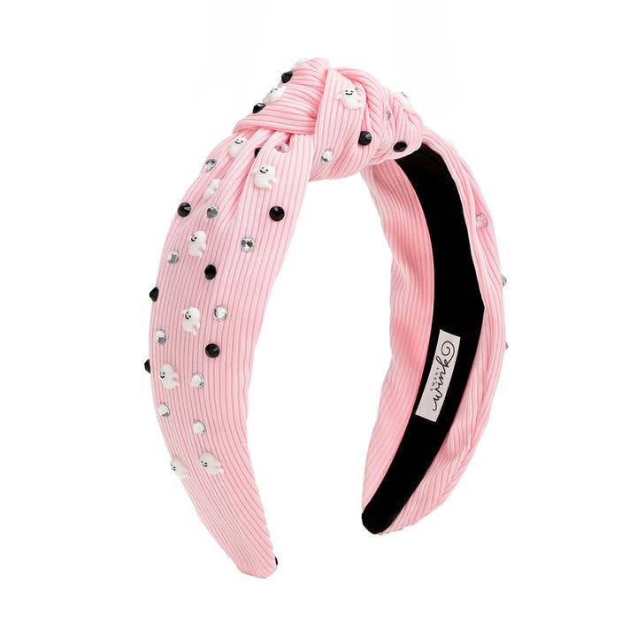 Cerchietto con Gemme di Halloween Spettrale - Grande - Mamma e Me per la vendita all'ingrosso da parte di Sweet Wink