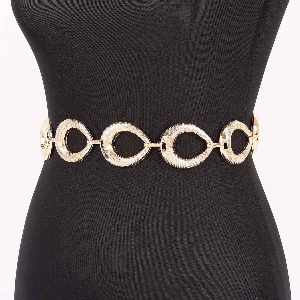 GD Vintage Metal Chain Plus Size Belt for wholesale on Faire2