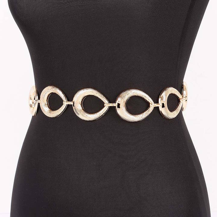 GD Vintage Metal Chain Plus Size Belt for wholesale on Faire2