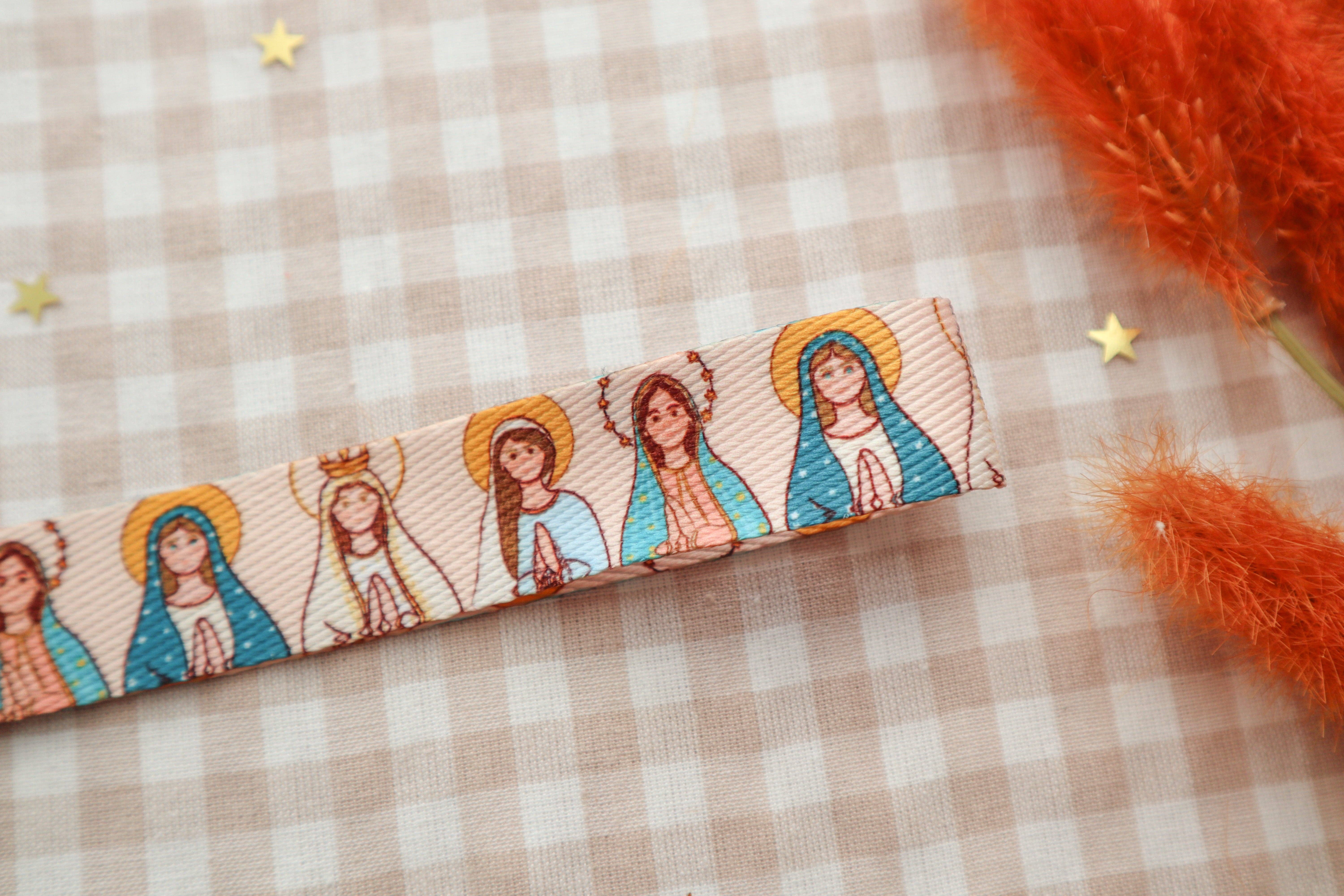 Peony&June Illustration - Wholesale Wristlet - Blessed Mother Wristlet4