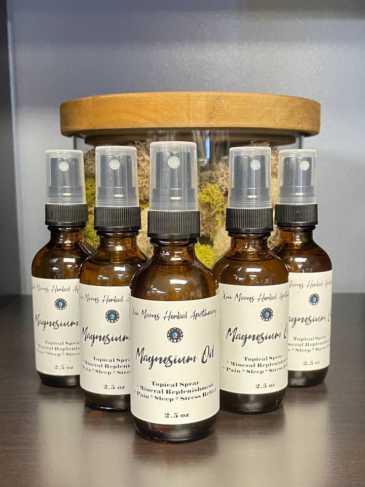 Huile de Magnésium Spray pour la vente par Xiii Moons Apothecary