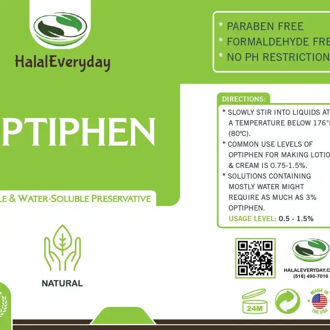 HalalEveryDay – Großhandel Gesichts-Feuchtigkeitscreme – Optiphen Konservierungsmittel1