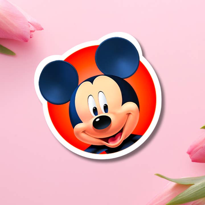 Pegatina de vinilo brillante de Mickey para venta al por mayor de Hikaru Tara Art Arst & Craft Gift Shop