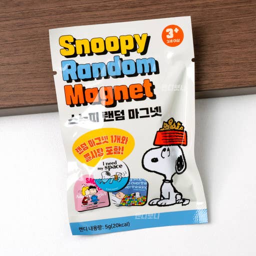K_Wonderland - Wholesale Magnet - Peanuts Snoopy & Friends Magnet Mystery Random Box