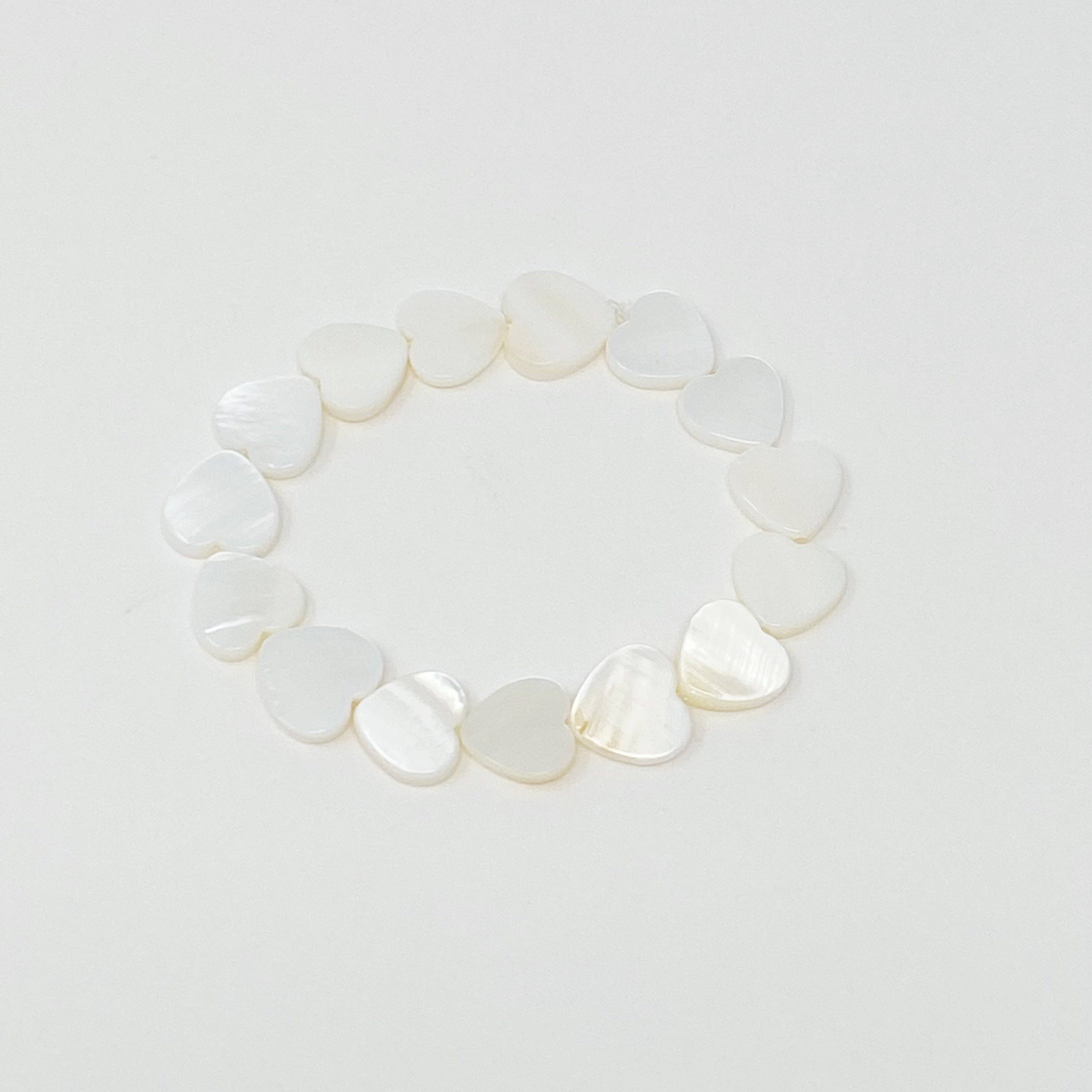 Ellison+Young - Venta al por mayor Pulsera de cuentas - Pulsera elástica Shelly Heart4