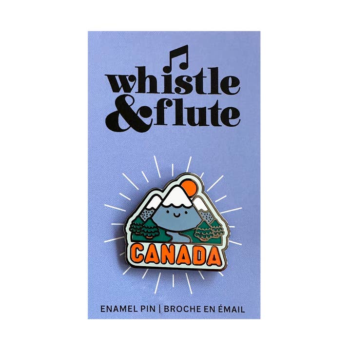 Épingle Émaillée Canada pour la vente par Whistle & Flute Clothing
