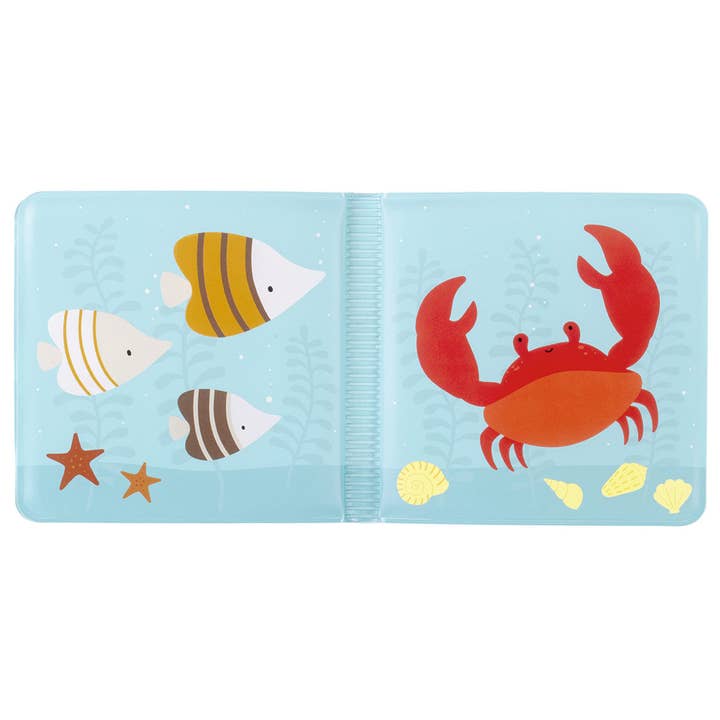 A Little Lovely Company – wholesale Baby and toddler book (0–2) – Bath book: Ocean friends3