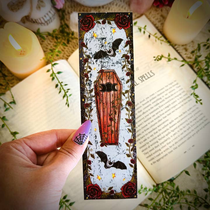 NOMAD Moon Magic - Venta al por mayor Marcapáginas - Marcapáginas espeluznante con aires raros, perfecto para Halloween