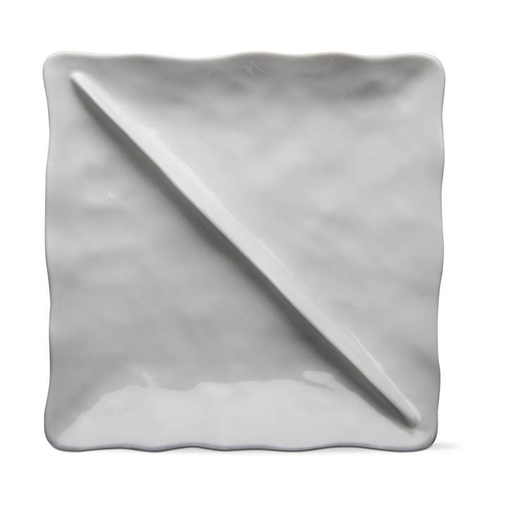 tag - Wholesale Decorative Plate/Dish/Bowl - Formoso Divided Dish - White