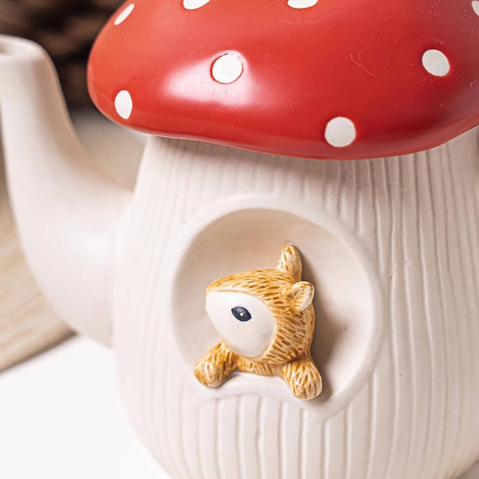 MinoCraft - Wholesale Theepot - MinoCraft keramische theepot in de vorm van een feeënpaddenstoel7