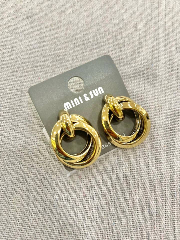 Intertwined Hoop Earrings for wholesale by ADORA