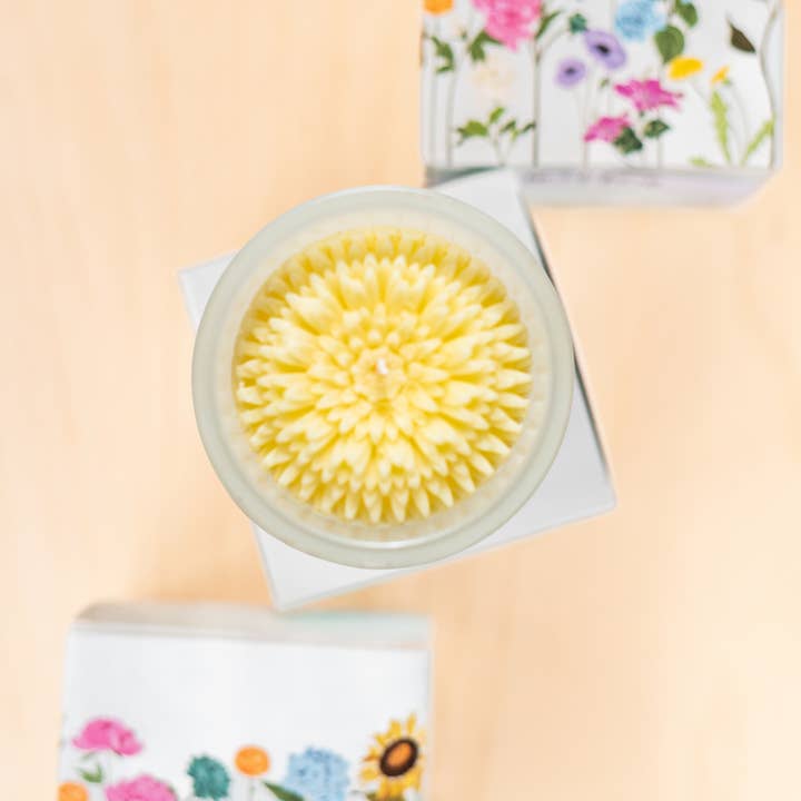 Multifaceted™ Artisan Candles - Wholesale Jar/Filled Candle - Dandelion Flower Candle, Eco-Friendly Candle -multiple sizes5