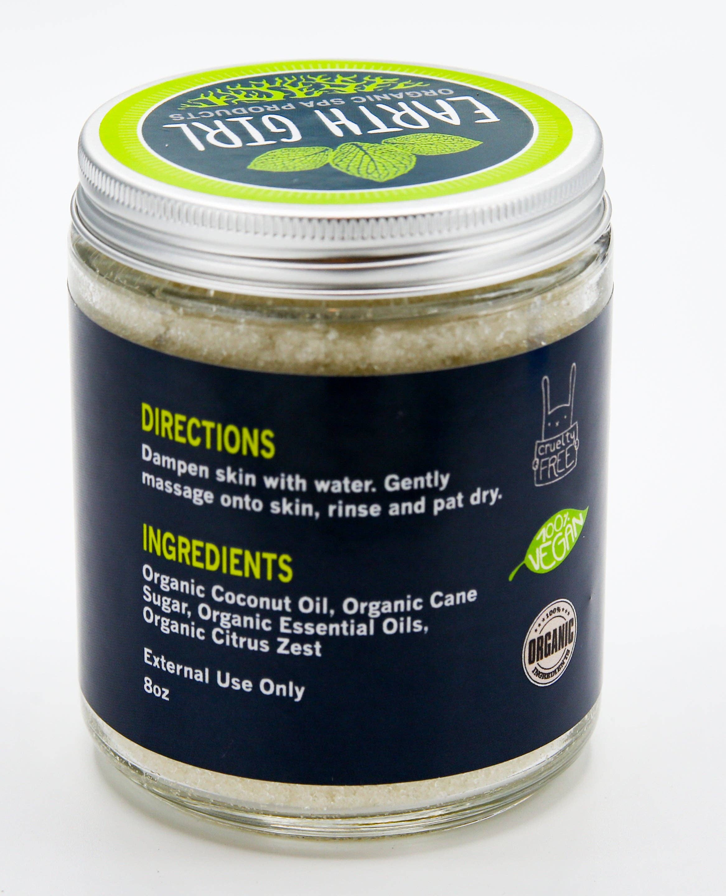 Earth Girl Products - Wholesale Body Scrub/Exfoliant - Biologische citrussuikerscrub --- Neemt je mee naar je gelukkige plek1