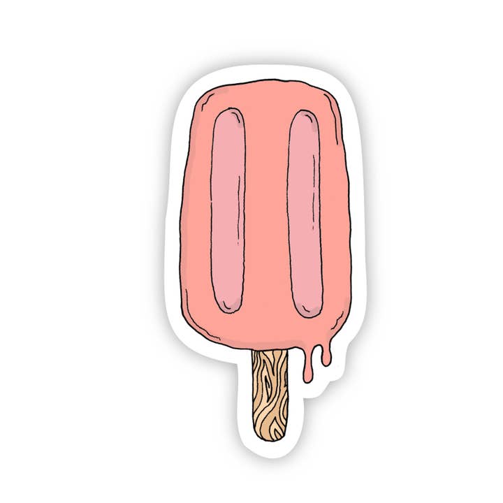 Melting Popsicle Sticker Summer Vibes for wholesale by Big Moods