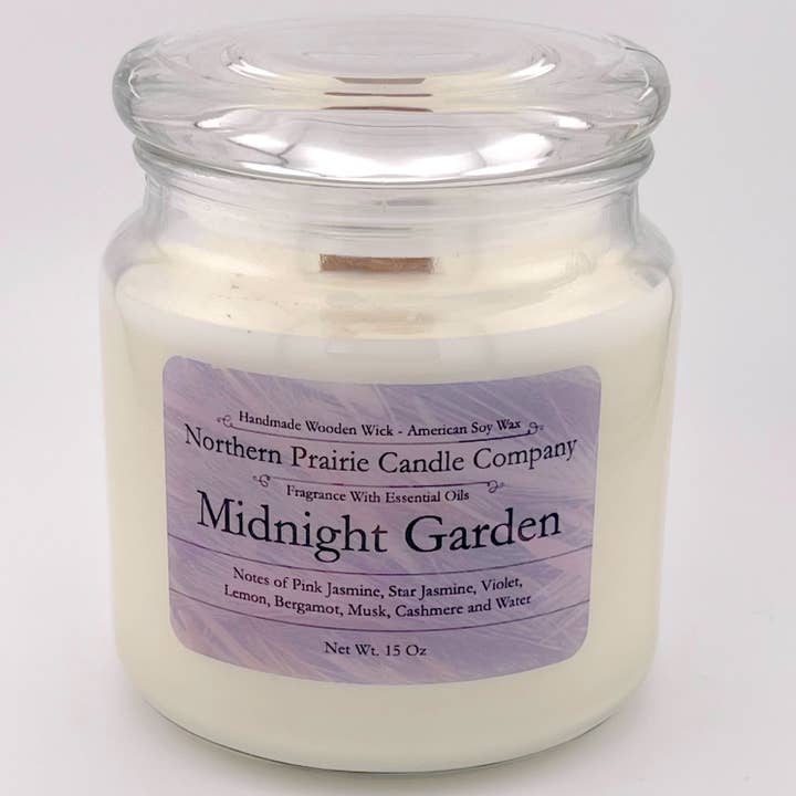 Midnight Garden for wholesale by Northern Prairie Candle Company