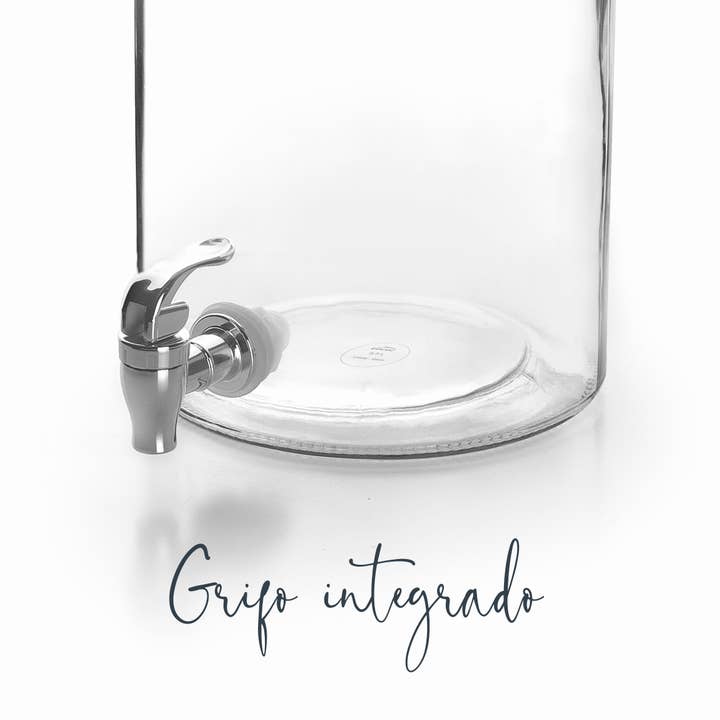 LACOR MENAJE PROFESIONAL S.L. - Vendita all'ingrosso Dispenser di bevande - Boccione dosatore in vetro di alta qualità da 5,5 L con rubinetto integrato2