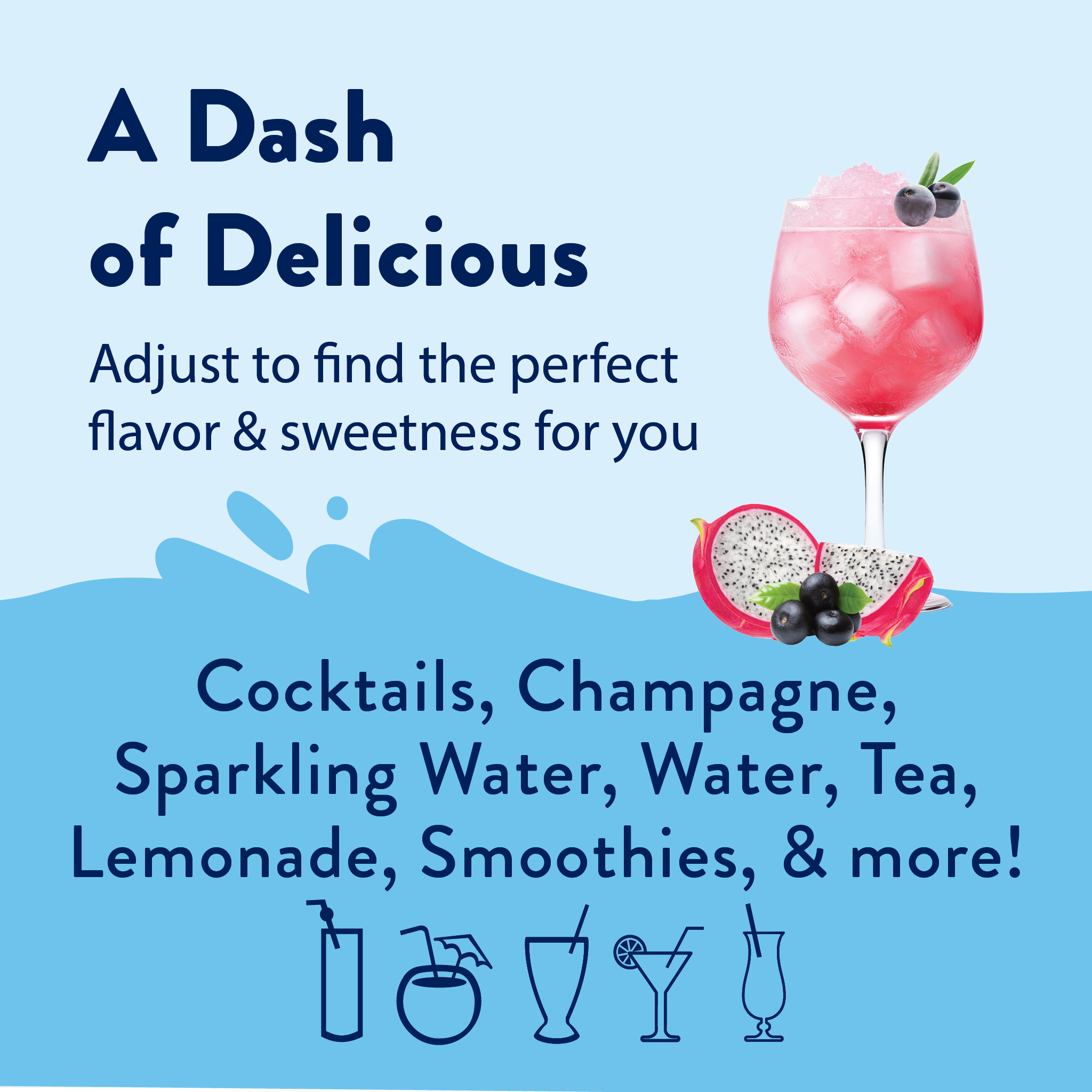 Jordan's Skinny Mixes - Wholesale Cocktail Mix/Syrup - Sugar Free Dragonfruit Acai Flavor Infusion Syrup3