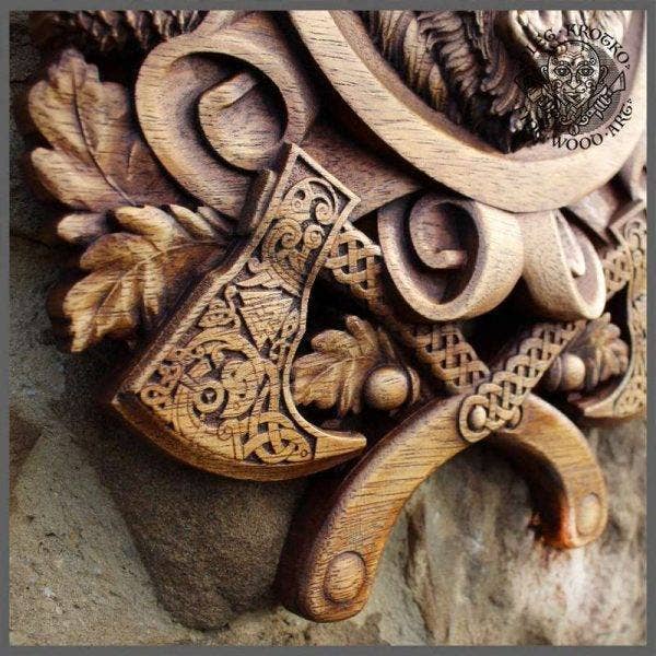 Forged In Wood - Wholesale Dimensionele/3D-muurkunst - BERSERK: het perfecte geschenk voor een Viking7