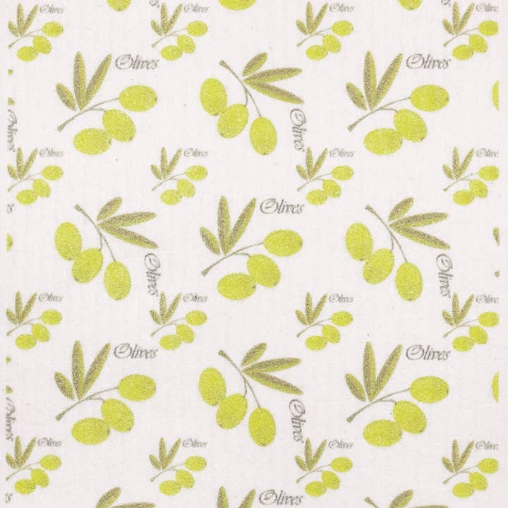 Swedish Dishcloth Olive Collage for wholesale by SWEDEdishcloths