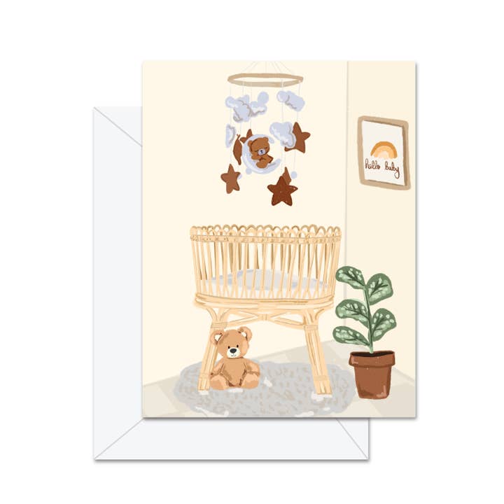 Jaybee Design - Wholesale Baby Card - Hello Baby (Nursery) - Greeting Card