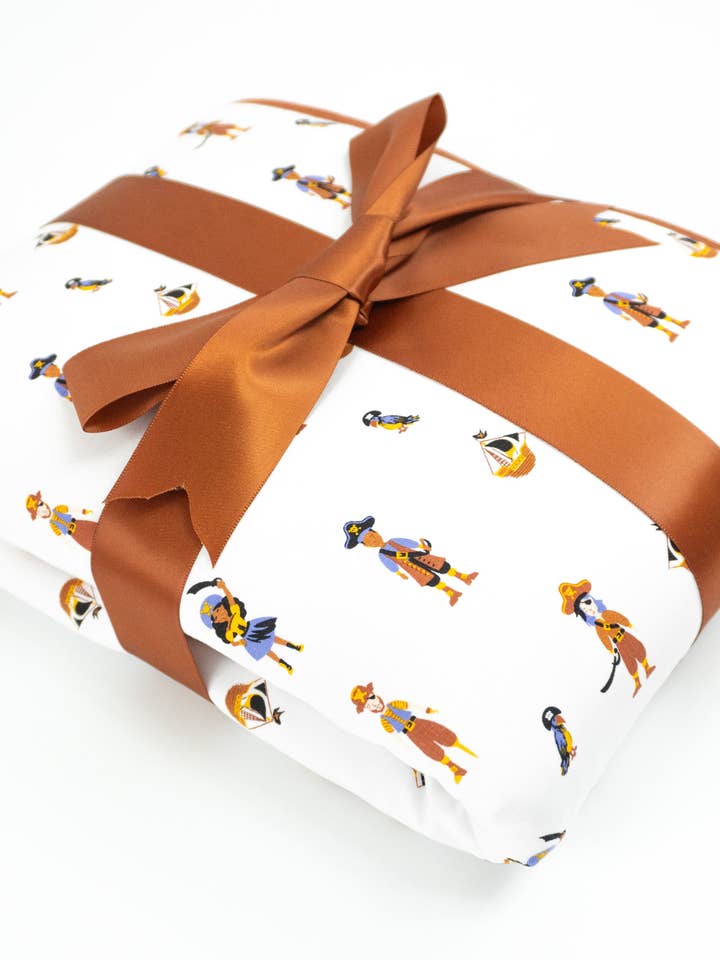 Pirate | Posy Quilted Blanket 35"x35" for wholesale by Bubble Baby