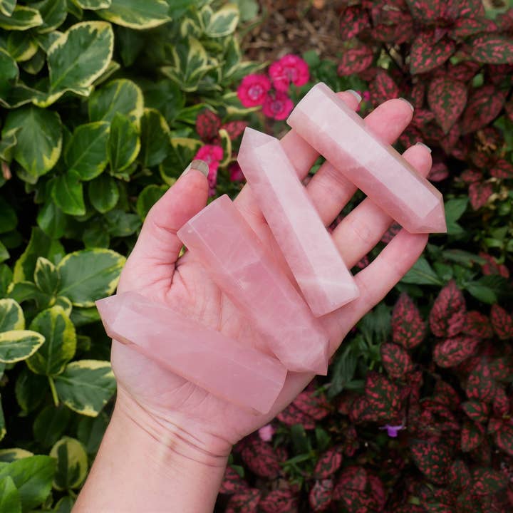 The Healing Sanctuary - Wholesale Spiritual Stone/Crystal - Rose Quartz Crystal Towers