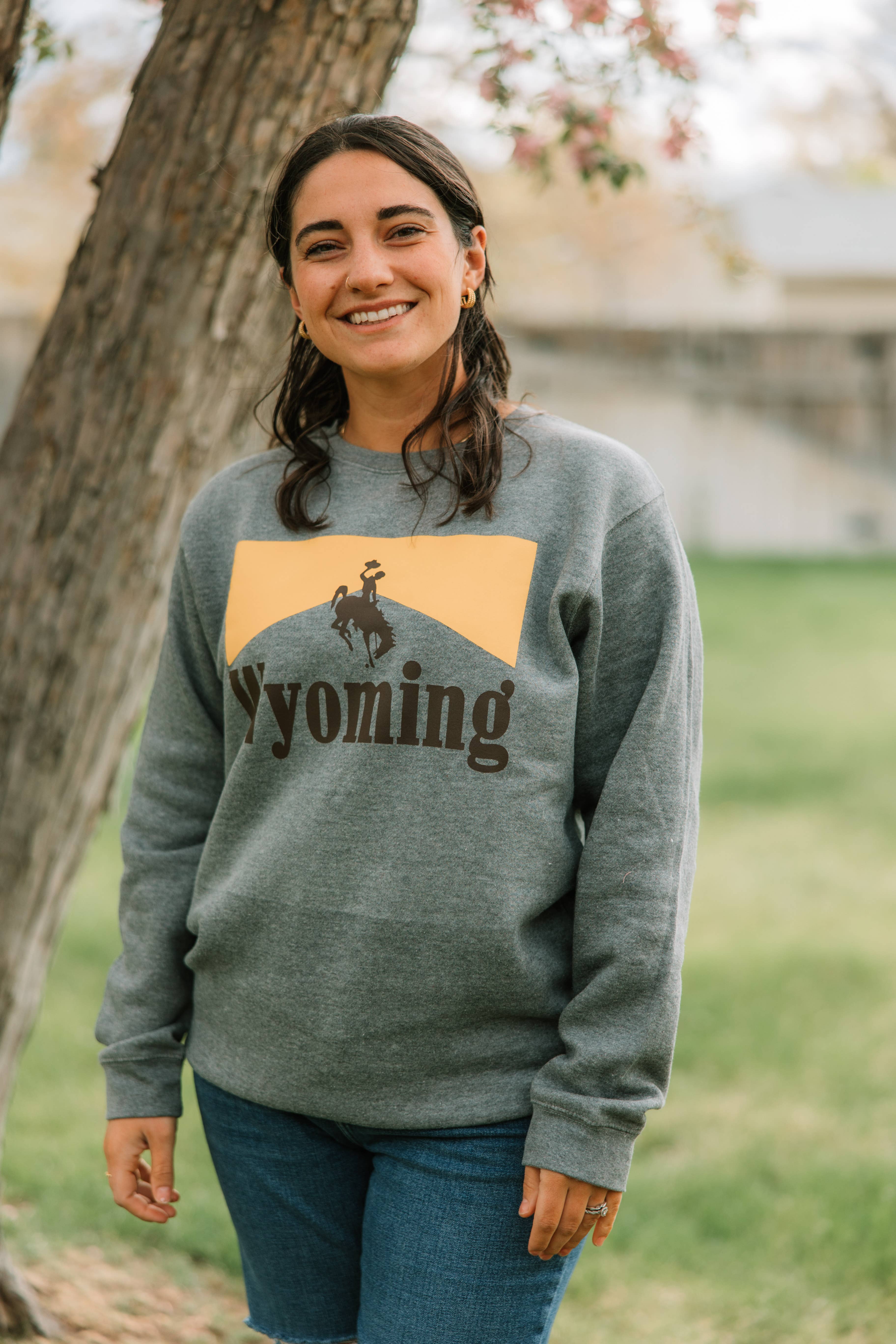 Roaming Buffalo Design Co - Wholesale Graphic Sweatshirt - Women's - Wyoming Marlboro Crewneck3