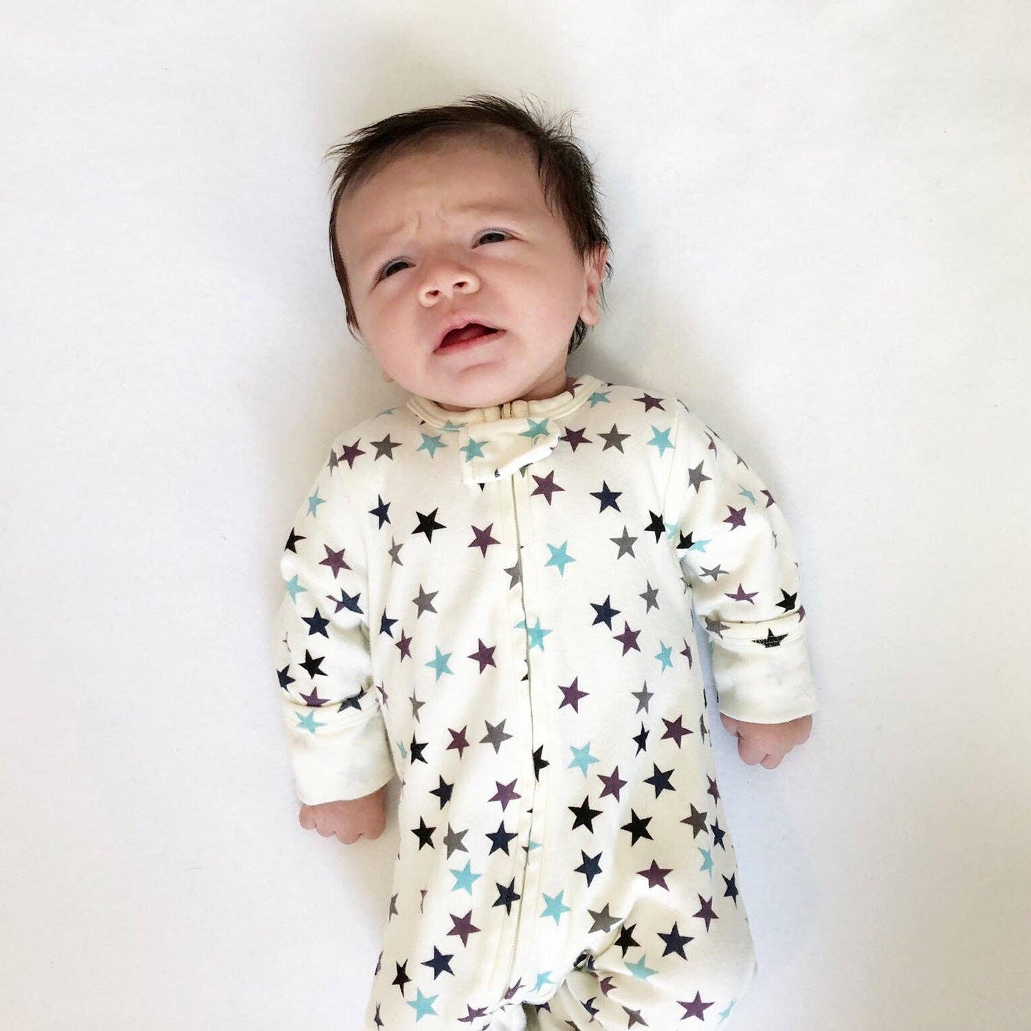 babysoy Inc - Wholesale Jumpsuit - Baby - Star Zipper Footie4