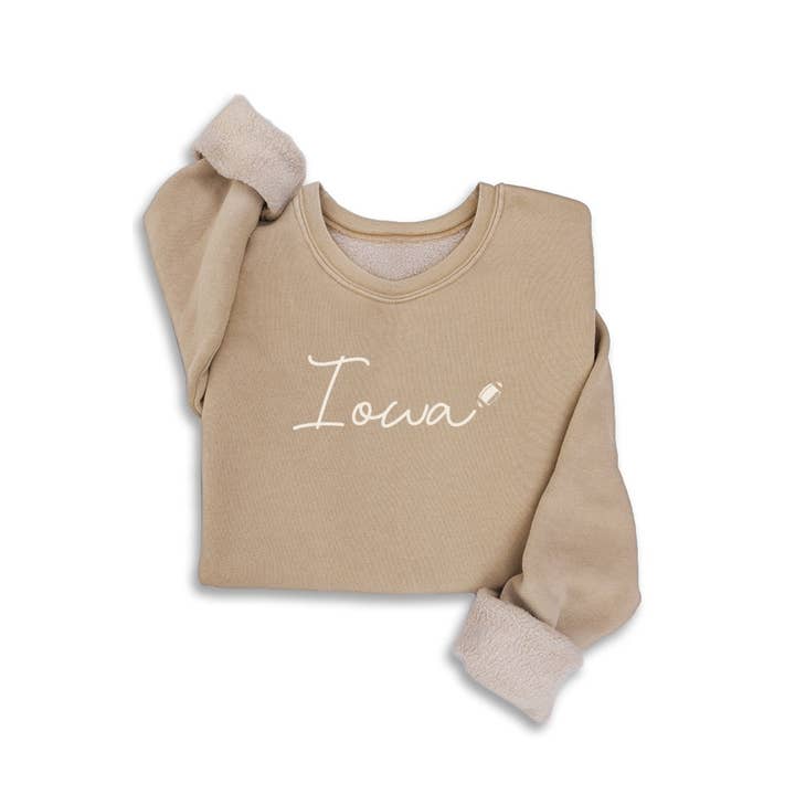 HRTandLUV - Wholesale Graphic Sweatshirt - Women's - IOWA MINERAL SWEATSHIRTS