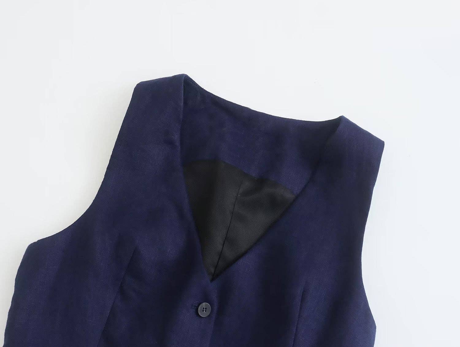 Marayn - Wholesale Suit Set - Women's - Linen Suit Set Blazer Vest and Trousers  Chic Export87