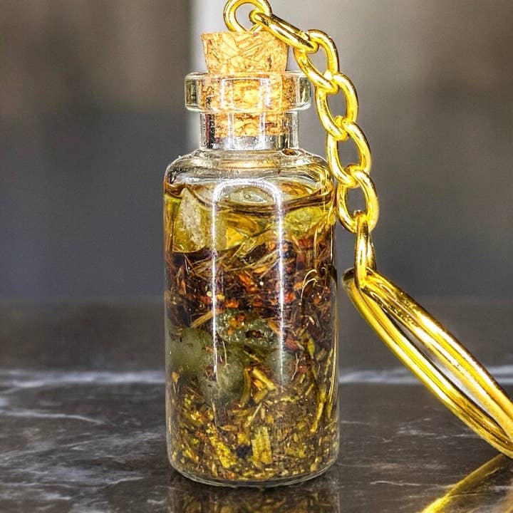 Llavero para Potenciar la Creatividad | Aromaterapia de Cristales Herbales para venta al por mayor de Nibiru Beauty