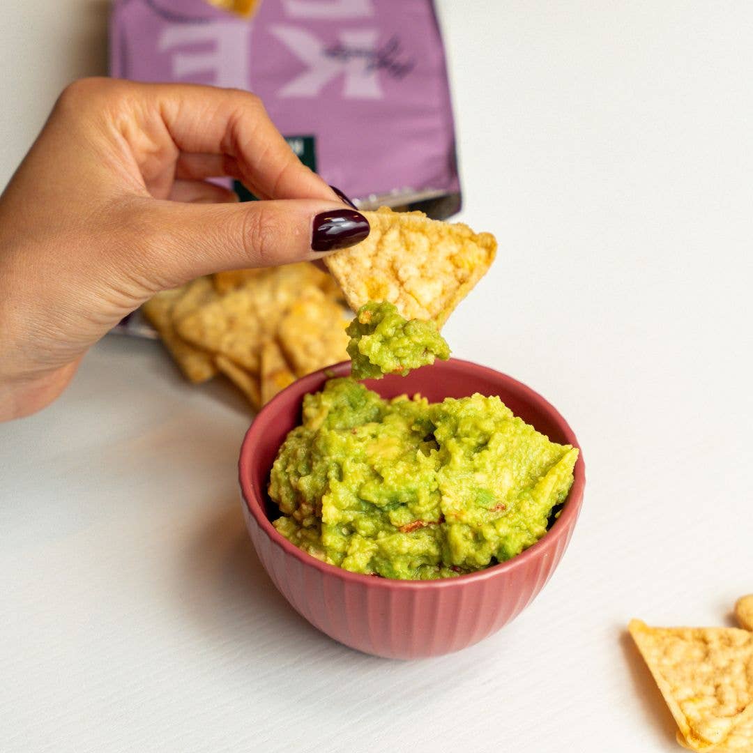 KeFood - Wholesale Puffed Snack - LENTIL AND CHICKPEA PROTEIN TRIANGLES BOX 8 PCS3