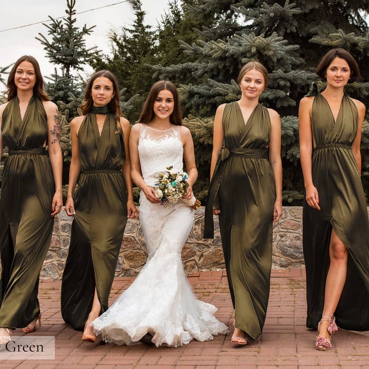 IDENTITY LINGERIE - Wholesale Gown – Women's - Bridesmaid Dresses Silk Satin Dress Multiway Infinity Guest6