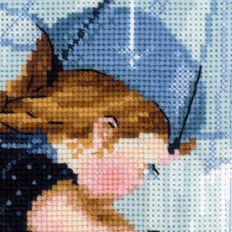 RIOLIS - Wholesale Embroidery/Cross Stitch Supplies - Cross Stitch Kit From Riolis 1720 Under My Umbrella2