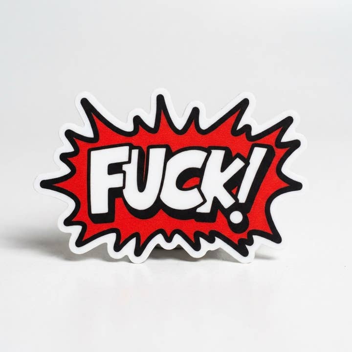 F*ck! Sticker for wholesale by Strike Gently