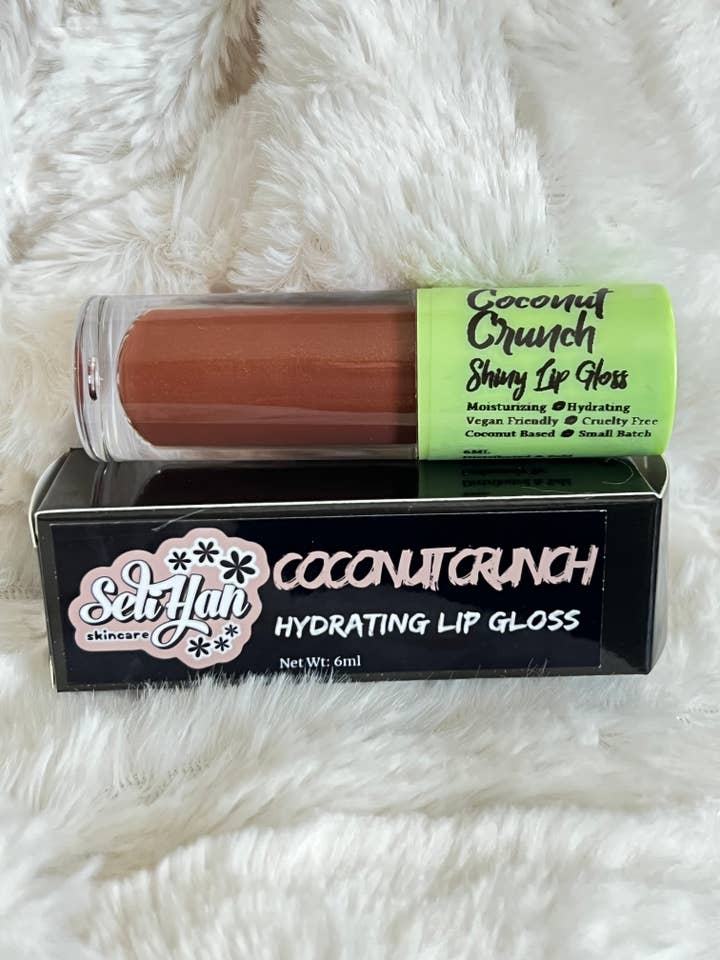 High Shine Lip Gloss - Coconut Crunch for wholesale by Seli Han Skincare
