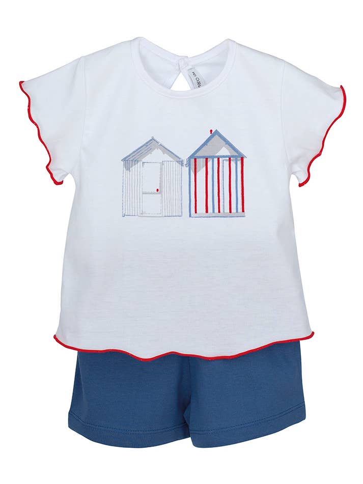 Summer Short Pajamas Beach - Ref: 35168 for wholesale by Creaciones Calamaro, S.L